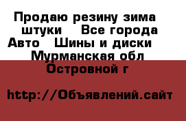 Продаю резину зима 2 штуки  - Все города Авто » Шины и диски   . Мурманская обл.,Островной г.